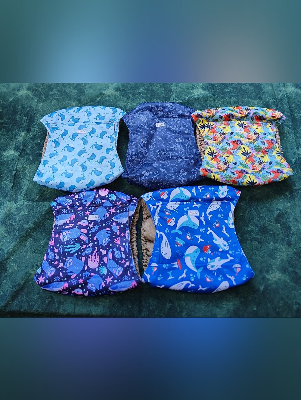 5 Grecle XL Male Dog Diaper Wraps / Belly Bands